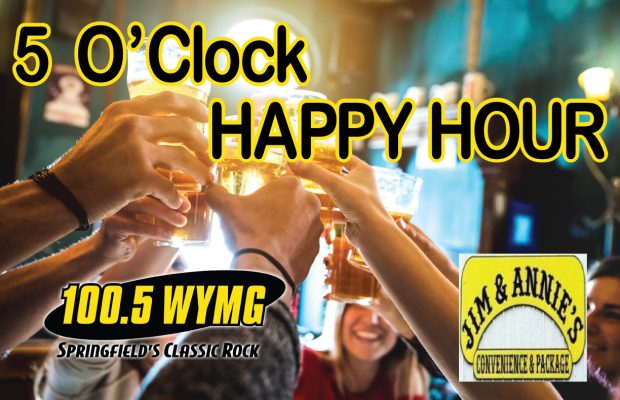 WYMG’s 5’O Clock Happy Hour with Jim & Annie’s!